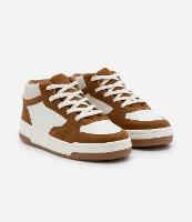 Tênis Abotinado Infantil com Recortes Texturizados - Tam 28 ao 35 - 1