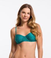 Biquíni Top Meia Taça Texturizado em Poliamida - 1