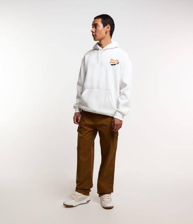 Calça Beggy em Sarja com Bolso Cargo - 2