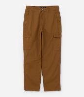 Calça Beggy em Sarja com Bolso Cargo - 1