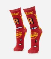 Meia Cano Longo com Estampa do Relâmpago McQueen Carros - 1