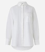 Camisa Alongada em Tricoline com Vista Dupla e Bolso Frontal - 2