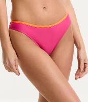 Biquíni Calcinha Básica em Microfibra com Viés Contrastante - 1