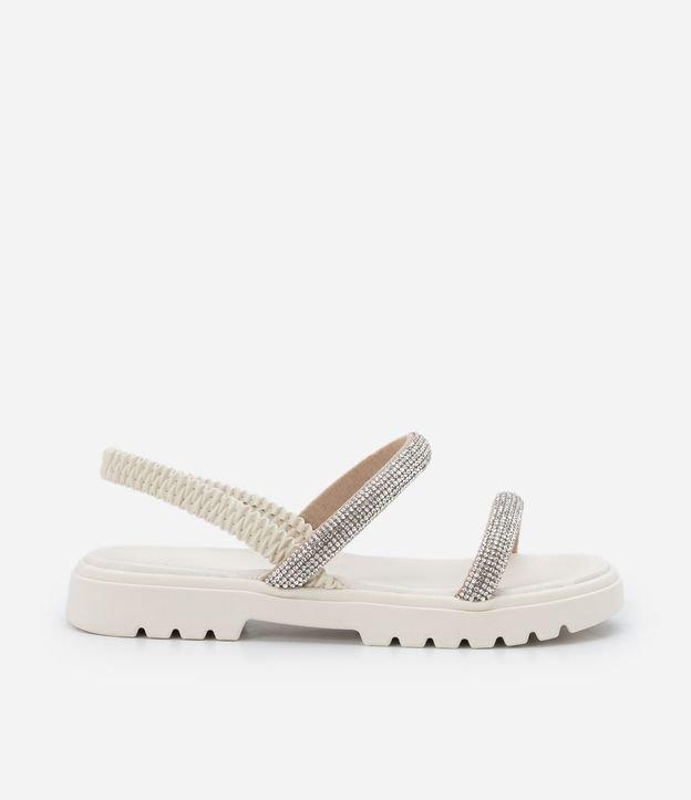 Sandália Infantil Tratoradinha com Tiras de Brilhos - Tam 26 ao 36 - 1