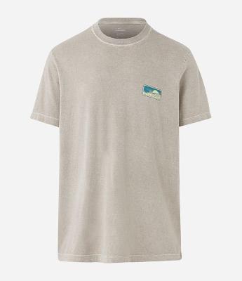Camiseta Comfort em Algodão Estonada com Estampa Pacific