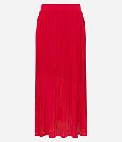 Saia New Midi em Tricô com Detalhes em Linhas Verticais - 1