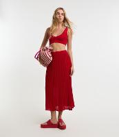 Saia New Midi em Tricô com Detalhes em Linhas Verticais - 2