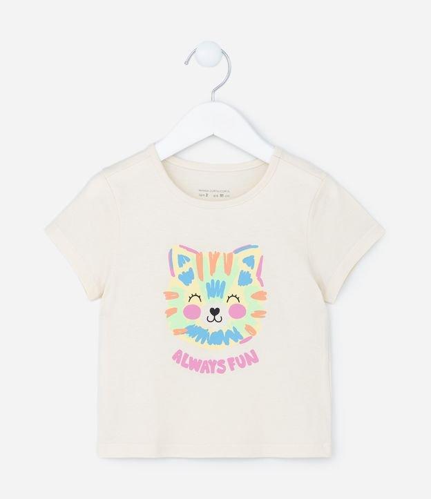 Blusa Infantil com Estampa Tigrinho Always Fun - Tam 1 a 5 Anos - 1