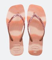 Chinelo Havaianas Square Glitter Party com Bico Quadrado - 1