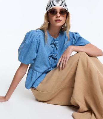 Saia New Midi em Crepe com Cós Fino e Bolso