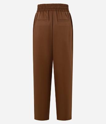 Calça em Alfaiataria com Friso Contrastante e Elástico na Cintura