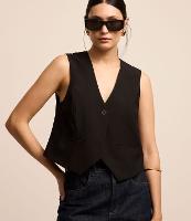 Colete Alfaiatado com Botão Único e Bolsos - 2