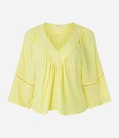 Blusa em Viscose com Detalhe de Entremeios e Franzidos - 1