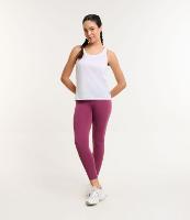 Blusa Regata Esportiva em Microfibra com Alças Duplas - 1