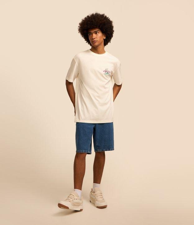 Camiseta Relaxed em Algodão com Estampa do Taz Mania - 3