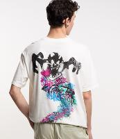 Camiseta Relaxed em Algodão com Estampa do Taz Mania - 2