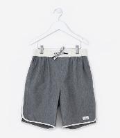 Bermuda de Banho Infantil com Contraste - Tam 05 a 14 Anos - 1