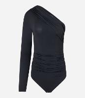 Body Ombro Só em Poliamida com Dobra Franzida - 1