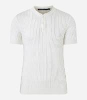 Camisa Polo Canelada com Gola Padre - 1