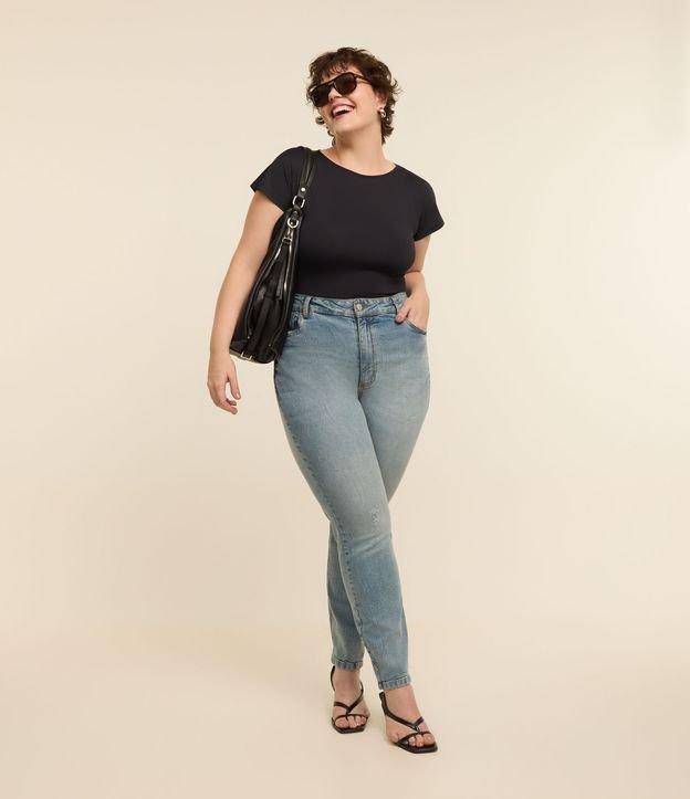 Calça Skinny em Jeans com Puídos Curve & Plus - 3