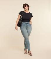 Calça Skinny em Jeans com Puídos Curve & Plus - 3