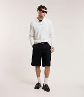 Bermuda em Sarja com Bolso Lateral - 1