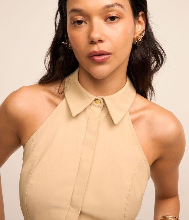 Macaquinho Alfaiatado com Lapela na Gola e Cinto Fivela - 2