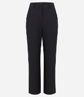 Calça Alfaiatada com Passantes no Cós e Fechamento Frontal - 1