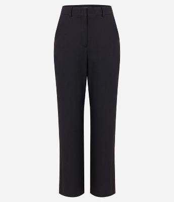 Calça Alfaiatada com Passantes no Cós e Fechamento Frontal