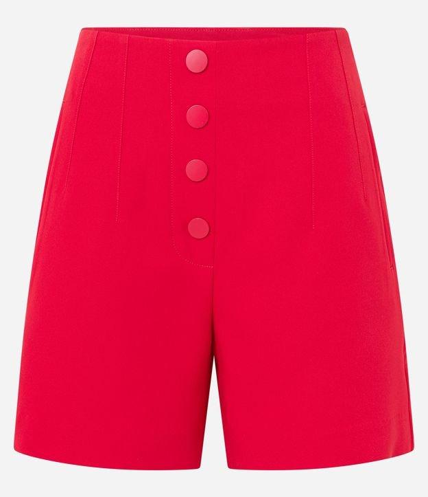 Short Alfaiatada com Botões Frontais - 1