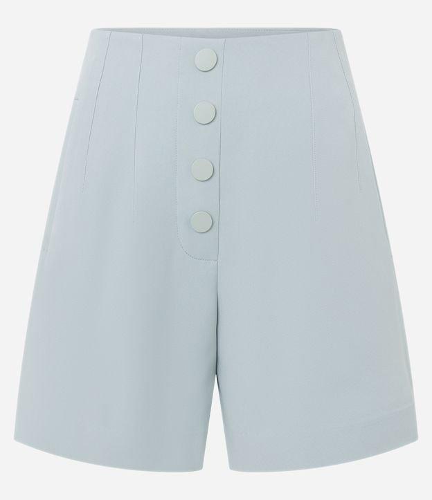 Short Alfaiatada com Botões Frontais - 1