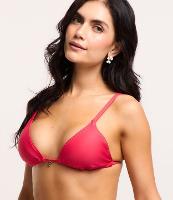 Biquíni Top Cortininha em Microfibra com Costura Metalizada - 2