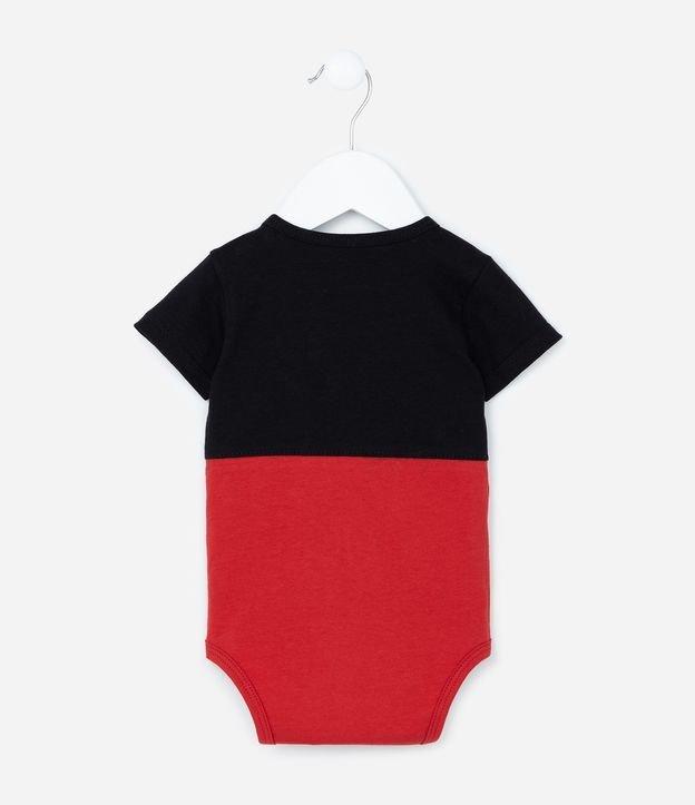 Body Infantil com Estampa Mickey com Gorro - Tam 0 a 18 meses - 2