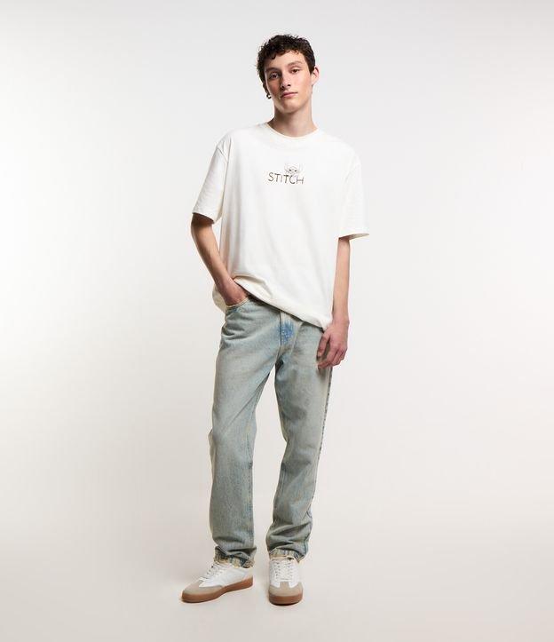 Calça Loose em Jeans Dirty Washed - 1