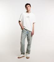 Calça Loose em Jeans Dirty Washed - 1