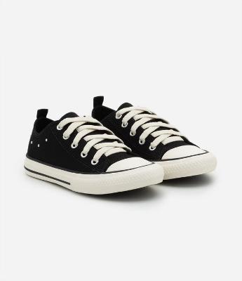 Tênis Infantil em Algodão com Biqueira e Tachinhas - Tam 28 ao 37