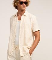 Camisa em Algodão com Textura em Patchwork - 2