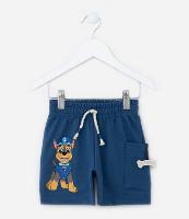 Bermuda Infantil com Estampa Interativa de Ossinho Patrulha Canina - Tam 2 a 5 Anos - 1