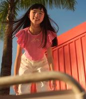 Blusa Cropped Infantil com Textura e Babado nas Cavas - Tam 5 a 14 Anos - 2