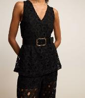 Cinto Médio em PU com Fivela Quadrada - 2