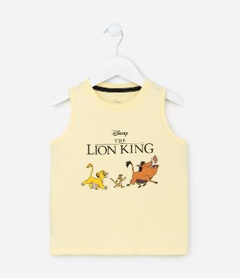 Regata Infantil com Estampa Rei Leão - Tam 2 a 5 Anos