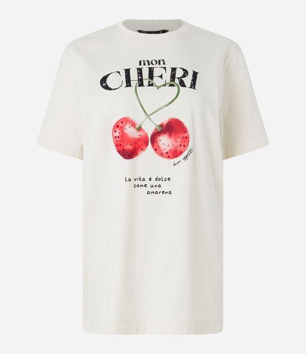 Camiseta em Algodão com Estampa Mon Cheri - 1