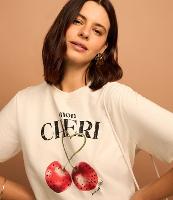 Camiseta em Algodão com Estampa Mon Cheri - 2