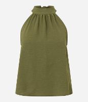 Blusa em Crepe com Gola Halter e Amarração nas Costas - 1