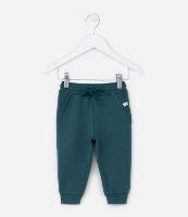 Calça Jogger Infantil em Malha Modal - Tam 0 a 12 meses - 1
