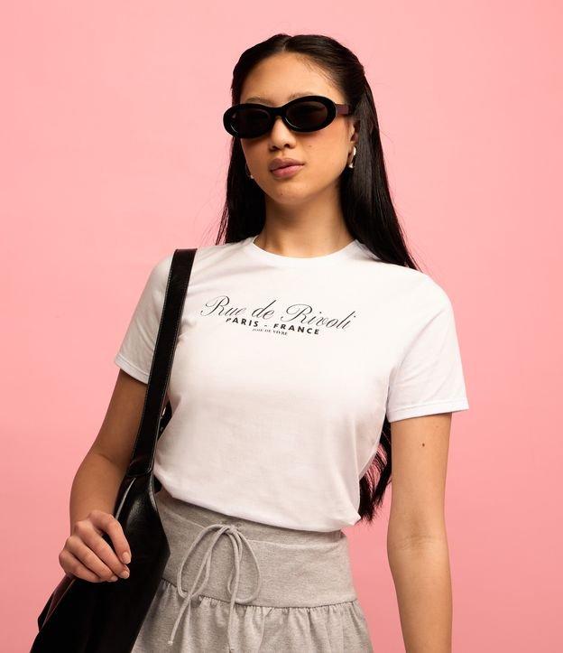 Blusa T-shirt em Algodão com Estampa Rue de Rivoli - 2