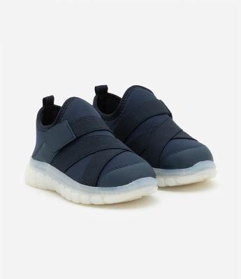 Tênis Infantil com Elásticos e Sola Led - Tam 20 ao 30