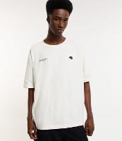 Camiseta Boxy em Malhão com Estampa Lettering - 1