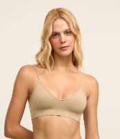 Sutiã Top Sem Bojo em Poliamida Seamless - 1