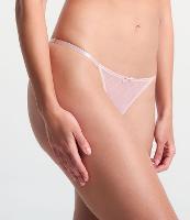 Calcinha String Fio em Tule com Textura - 1